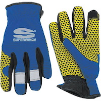 Large Rope Winching Glove- Blue
