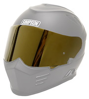 Replacement Helmet Shield for Simpson Ghost Bandit, Speed Bandit Helmets [Gold Mirror]