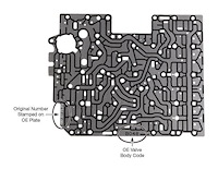 35740-049 Valve Body Separator Plate, ZF8HP45/ZF8HP50/ZF8HP55/ZF8HP70/ZF8HP75