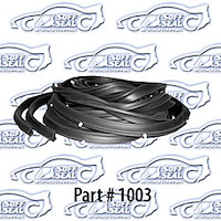 Door Weatherstrip With Clips Sedan