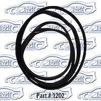 Rear Glass Channel 55-57 Chevrolet 210 Bel Air, Pontiac, Hardtop