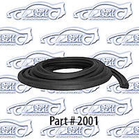 Trunk Weatherstrip, Exact Profile 59-60 Chevrolet Pontiac Oldsmobile, Buick, Cadillac