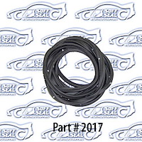 Door Weatherstrip - Front W/ Clips 63-64 Chevrolet, Cadillac, Oldsmobile, Buick, Pontiac 4 Door Sedan Station Wagon