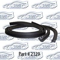 Roofrail Weatherstrip W/ Molded Ends 61 Chevrolet, Buick, Oldsmobile, Pontiac 2 Door Hardtop