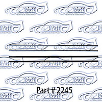 Vent Window Division Bar Channel 62-67 Chevrolet II Nova, Oldsmobile, Buick, Pontiac 2 Door, 4 Door, Convertible