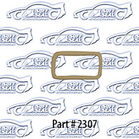 License Plate Light Lens Gasket 61-64 Chevrolet Belair Biscayne Impala