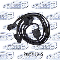 Door Weatherstrip W/ Clips & Molded Ends Camaro/Firebird 1970-81, Hard Top
