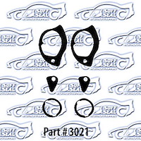 Door Handle & Lock Gaskets Set 64-72 Chevrolet Nova, Camaro, Chevelle, Monte Carlo, Pontiac, Olds