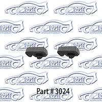 Hood Side Bumper - 2 Pr. Required 67-69 Chevrolet Camaro, Chevelle