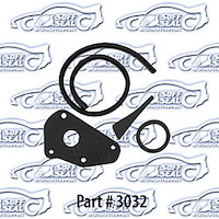 Firewall Cowl Seal Set 69 Chevrolet Camaro, Pontiac Firebird