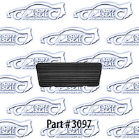 Automatic Brake Pedal Pad 67-72 Chevrolet Camaro A Body