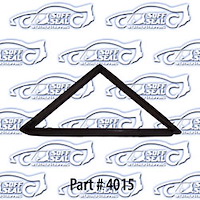Rear Door Stationary Vent Seals 62-65 Chevrolet II Nova