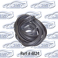 Door Weatherstrip W/ Clips Nova, X-Body 1975-79, 2-Door