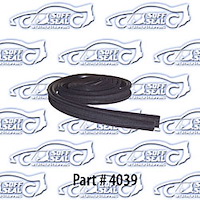Door Glass Run Channel, Upper & Rear 62-67 Chevrolet II Nova, Chevelle