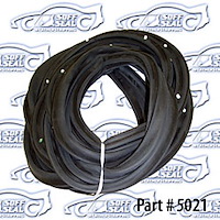 Door Weatherstrip - Rear W/ Clips 68-72 Buick Cutlass Vista Cruiser 4 Door Sedan Station Wagon