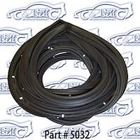 Door Weatherstrip W/ Clips 68-72 Chevrolet El Camino
