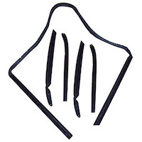 Weatherstrip kit for convertible top 64-65 Chevrolet Chevelle, Pontiac GTO, LeMans, Oldsmobile Cutlass, 442, Buick Skylark