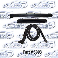 Weatherstrip kit for convertible top 68-72 Chevrolet Chevelle, Buick Skylark, Oldsmobile Cutlass, Pontiac LeMans Convertible