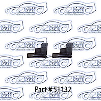 Rubber Door Jambs, U-Shape 68-72 Chevelle GTO Cutlass Skylark