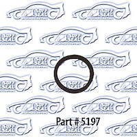 Rear taillight, housing to lamp socket gasket 67 Chevelle