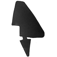 Front Hood Side Bumper .95" (w) x 1" (l)