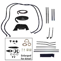 Weatherstrip Kit 1957 Chevy 210 Bel Air 2 Door