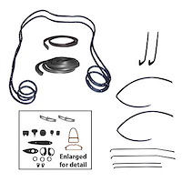 Weatherstrip Kit 1955 Chevy 210 Bel Air 2 Door