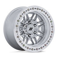 PA208SD17908801 PA208 EQUALIZER BEADLOCK Wheel [Size: 17"x9"] Gloss Silver w/Machined Face Finish