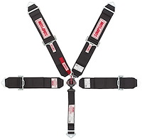 Lever Camlock 5-Point Individual Harness 62" Lap Belt Pull-Up Lap Belt Adjusters