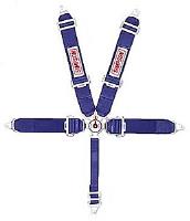 Lever Camlock 5-Point Individual Harness 62" Lap Belt Pull-Up Lap Belt Adjusters