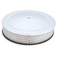 Round Air Cleaner Chrome
