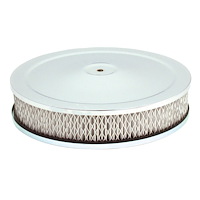 Round Air Cleaner Chrome