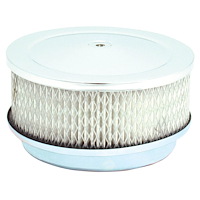 Round Air Cleaner Chrome