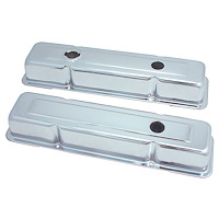 Chrome Valve Covers 1958-86 Chevy 283-400