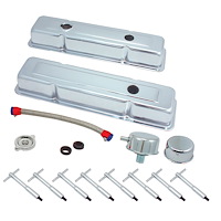 Chrome Engine Dress-Up Kit 1958-86 SB-Chevy 283-400 stock