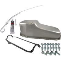 Unplated Oil Pan Kit 1955-79 SB-Chevy 283-350 Includes: