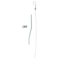 Chrome Steel Handle Dipstick Fits Small Block Ford