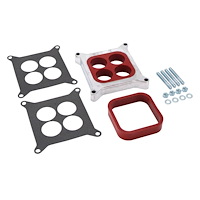 Dual Purpose Carburetor Spacer Heat Insulating Phenolic & Aluminum