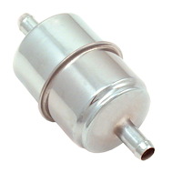 Inline Canister Fuel Filter For 3/8" & 5/16" Fuel Lines
