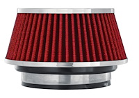 Conical Air Intake Filter Red