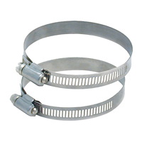 Worm Gear Clamps Fits 3" Tubing