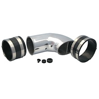 Air Inlet Adapter Polished Aluminum