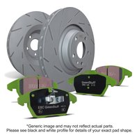 Stage-2 Brake Rotor and Pad Kit