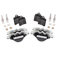 Carbon single 2 piston caliper slider assm / pads for 11 rotors