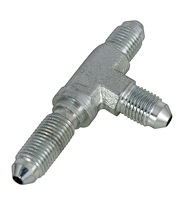 3 AN fitting / bulkhead tee-on-run