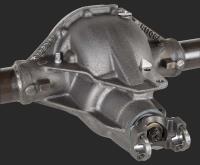 12 blt street rear end assm /std posi / leaf spring mounts /no brakes