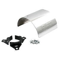 Polished Universal Heat Shield, Fits most 2.75in to 3in Air Filters.