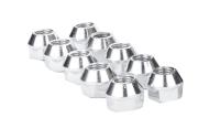 56110382 AZX Lug Nut Set, 14 mm x 1.5 Thread, Conical Open-Style, 19 mm Wrench [Silver]
