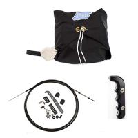 Super Comp Chute, Cable, and Billet Release Handle Kit Black Canopy