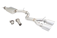 ESVW07CS Exhaust System Kit for 2012-2013 Volkswagen Golf R, 2003-2004 Volkswagen R32, 2008 Volkswagen R32, Cat-Back